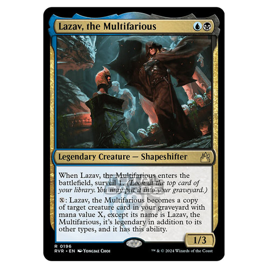 Magic The Gathering - Ravnica Remastered - Lazav, the Multifarious - 0196