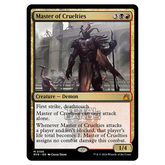 Magic The Gathering - Ravnica Remastered - Master of Cruelties - 0198