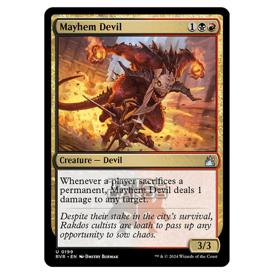 Magic The Gathering - Ravnica Remastered - Mayhem Devil - 0199