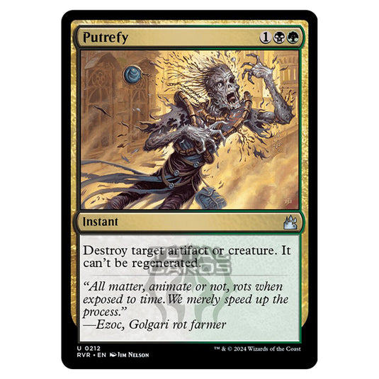 Magic The Gathering - Ravnica Remastered - Putrefy - 0212