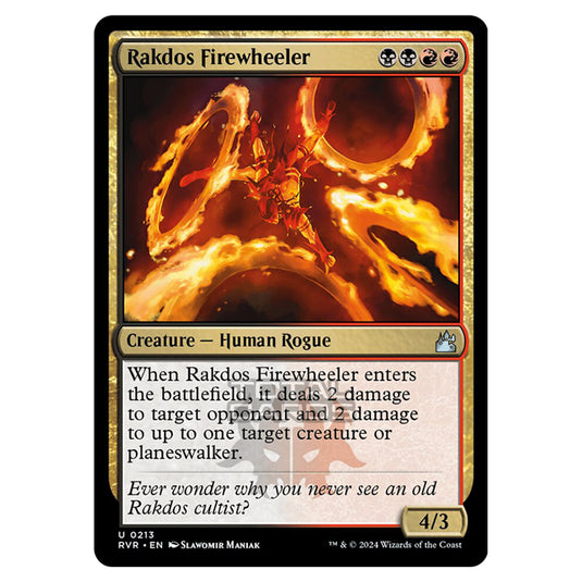 Magic The Gathering - Ravnica Remastered - Rakdos Firewheeler - 0213