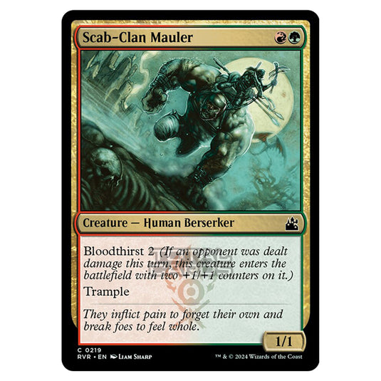 Magic The Gathering - Ravnica Remastered - Scab-Clan Mauler - 0219