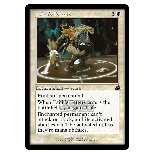 Magic The Gathering - Ravnica Remastered - Faith's Fetters - 0307