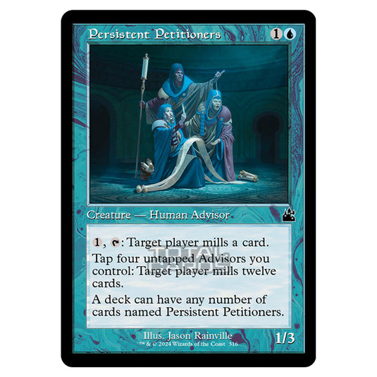 Magic The Gathering - Ravnica Remastered - Persistent Petitioners - 0316