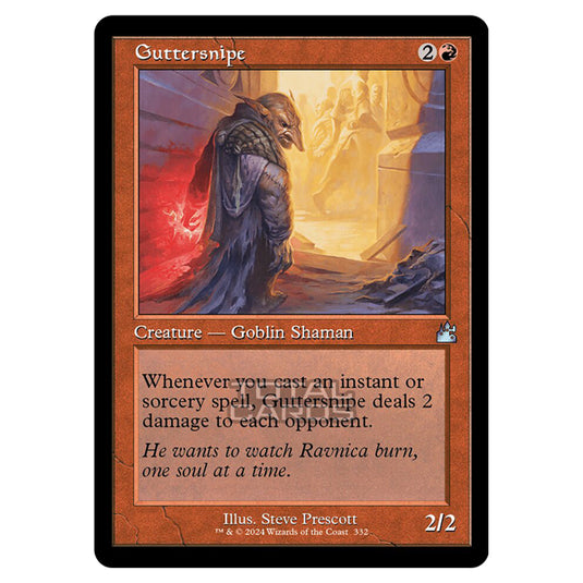 Magic The Gathering - Ravnica Remastered - Guttersnipe - 0332