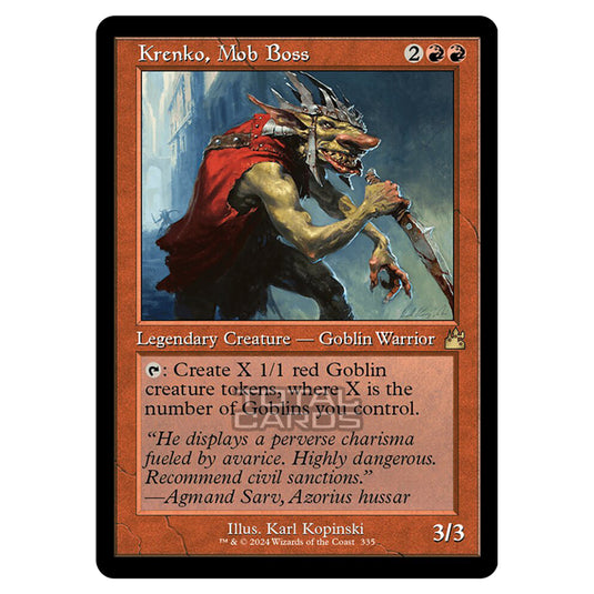 Magic The Gathering - Ravnica Remastered - Krenko, Mob Boss - 0335