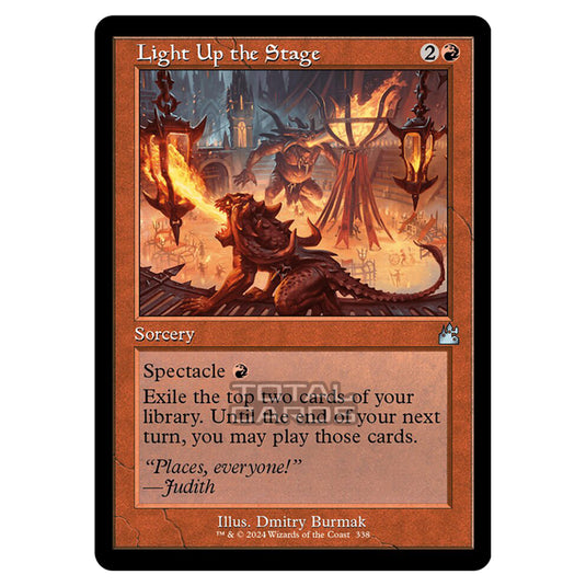 Magic The Gathering - Ravnica Remastered - Light Up the Stage - 0338