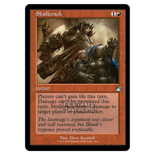 Magic The Gathering - Ravnica Remastered - Skullcrack - 0341