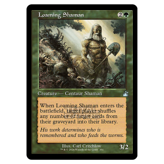 Magic The Gathering - Ravnica Remastered - Loaming Shaman - 0351