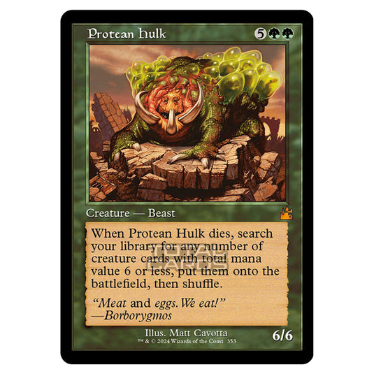 Magic The Gathering - Ravnica Remastered - Protean Hulk - 0353