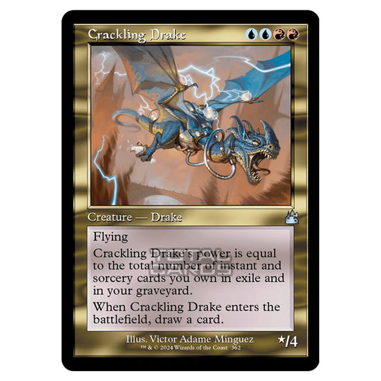 Magic The Gathering - Ravnica Remastered - Crackling Drake - 0362