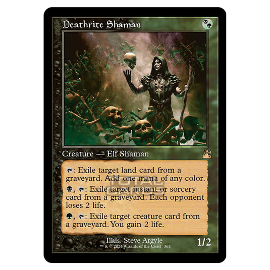 Magic The Gathering - Ravnica Remastered - Deathrite Shaman - 0363