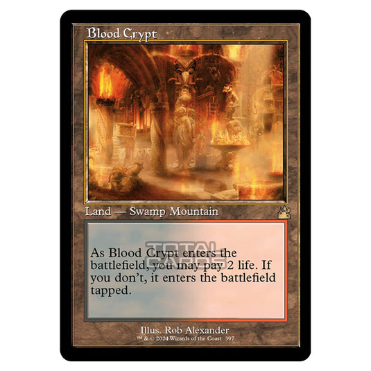 Magic The Gathering - Ravnica Remastered - Blood Crypt - 0397 (Serialized #58)