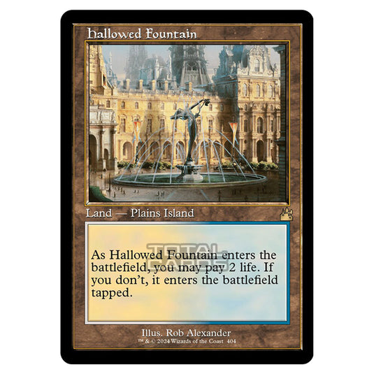 Magic The Gathering - Ravnica Remastered - Hallowed Fountain - 0404