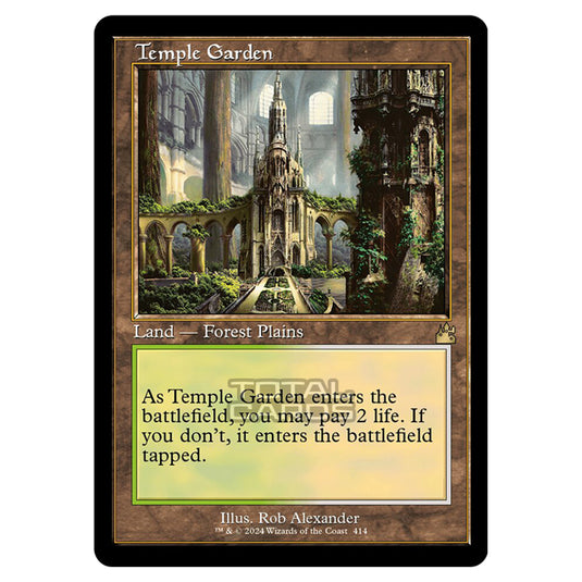 Magic The Gathering - Ravnica Remastered - Temple Garden - 0414