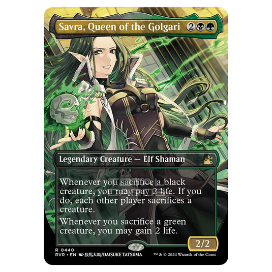 Magic The Gathering - Ravnica Remastered - Savra, Queen of the Golgari - 0440