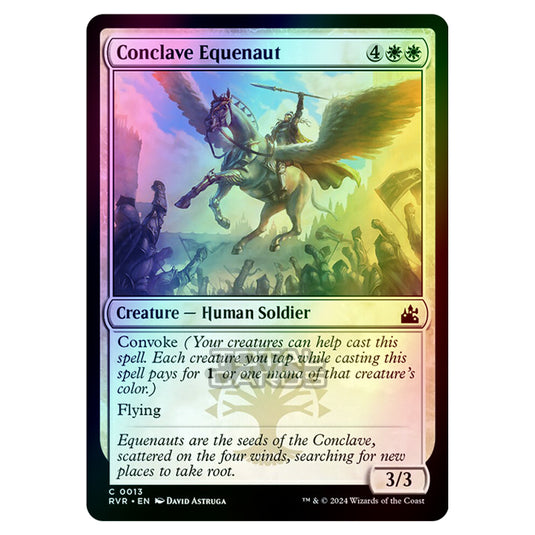 Magic The Gathering - Ravnica Remastered - Conclave Equenaut - 0013 (Foil)