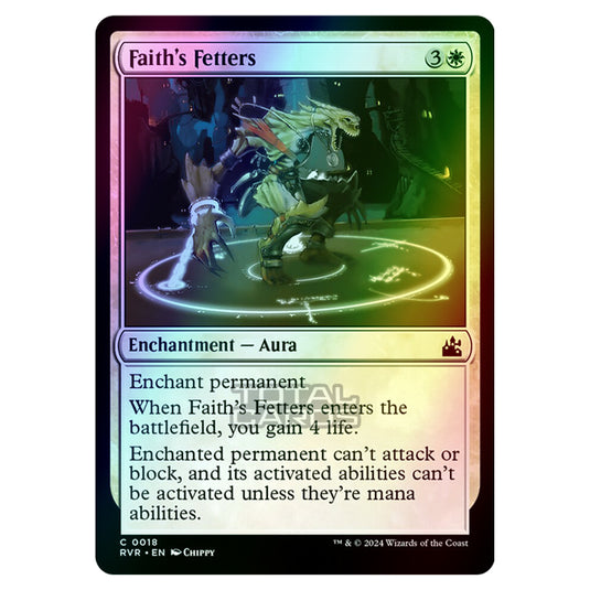 Magic The Gathering - Ravnica Remastered - Faith's Fetters - 0018 (Foil)