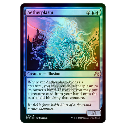 Magic The Gathering - Ravnica Remastered - Aetherplasm - 0034 (Foil)