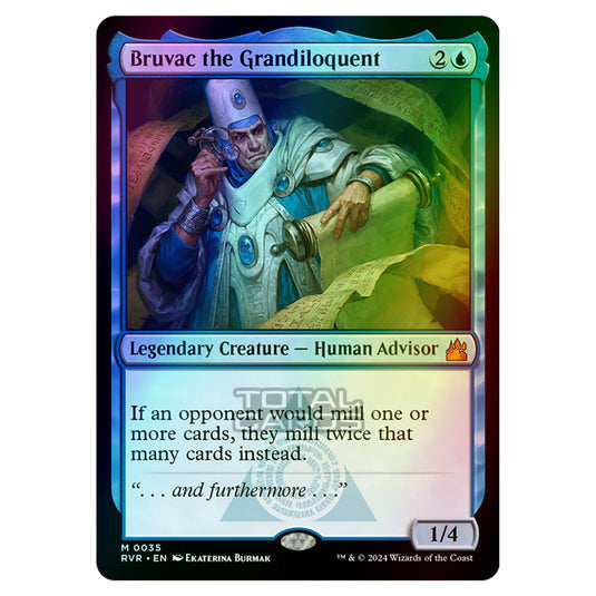 Magic The Gathering - Ravnica Remastered - Bruvac the Grandiloquent - 0035 (Foil)