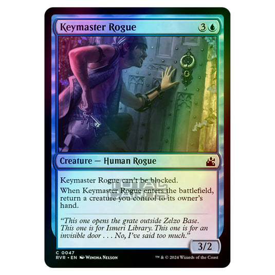 Magic The Gathering - Ravnica Remastered - Keymaster Rogue - 0047 (Foil)