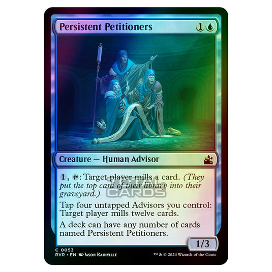 Magic The Gathering - Ravnica Remastered - Persistent Petitioners - 0053 (Foil)