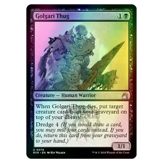 Magic The Gathering - Ravnica Remastered - Golgari Thug - 0076 (Foil)