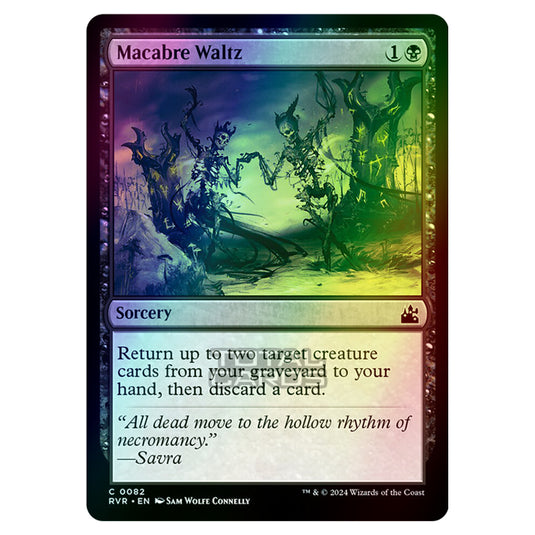 Magic The Gathering - Ravnica Remastered - Macabre Waltz - 0082 (Foil)