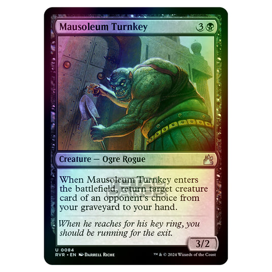 Magic The Gathering - Ravnica Remastered - Mausoleum Turnkey - 0084 (Foil)