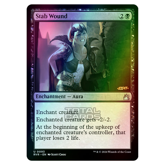 Magic The Gathering - Ravnica Remastered - Stab Wound - 0093 (Foil)