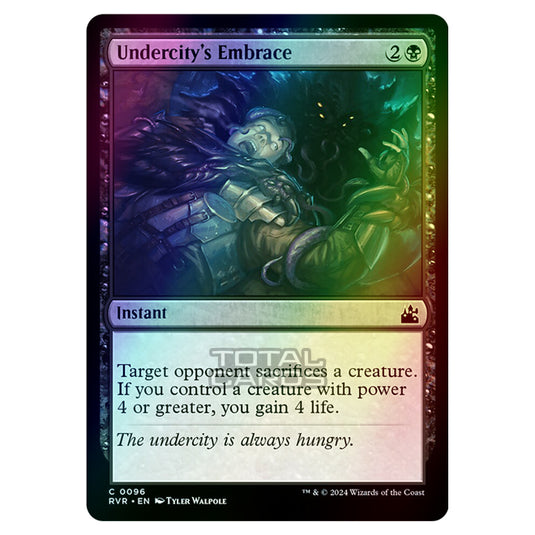 Magic The Gathering - Ravnica Remastered - Undercity's Embrace - 0096 (Foil)