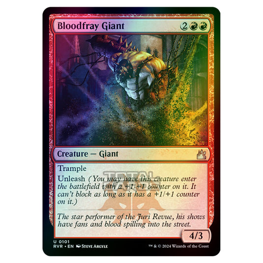 Magic The Gathering - Ravnica Remastered - Bloodfray Giant - 0101 (Foil)