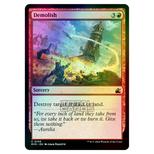 Magic The Gathering - Ravnica Remastered - Demolish - 0106 (Foil)