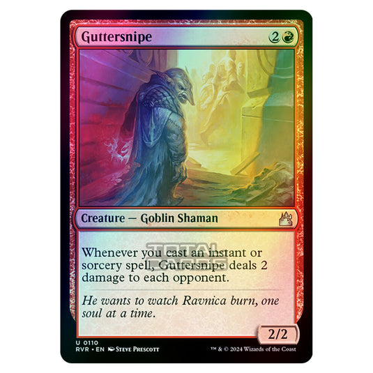 Magic The Gathering - Ravnica Remastered - Guttersnipe - 0110 (Foil)