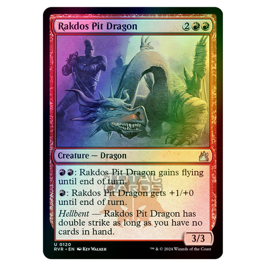 Magic The Gathering - Ravnica Remastered - Rakdos Pit Dragon - 0120 (Foil)