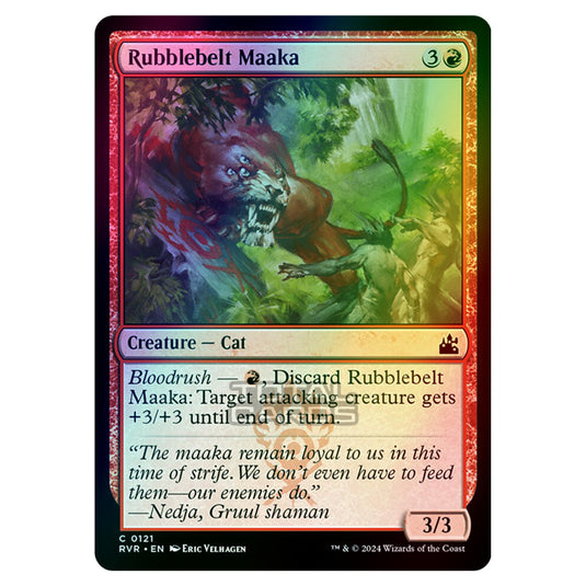 Magic The Gathering - Ravnica Remastered - Rubblebelt Maaka - 0121 (Foil)