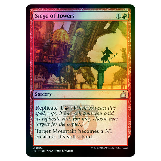 Magic The Gathering - Ravnica Remastered - Siege of Towers - 0123 (Foil)