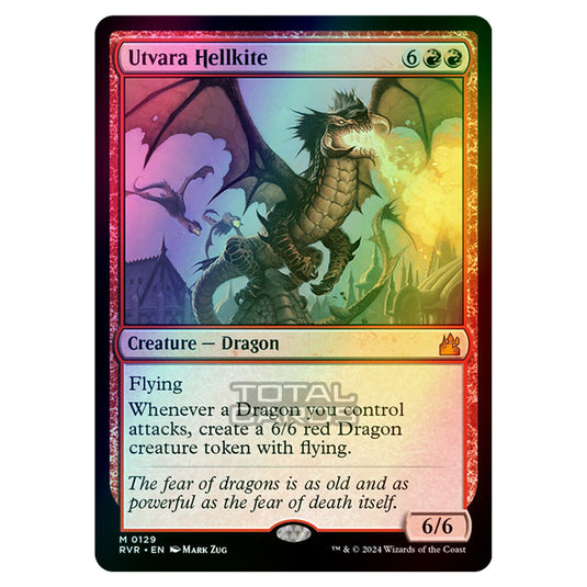 Magic The Gathering - Ravnica Remastered - Utvara Hellkite - 0129 (Foil)