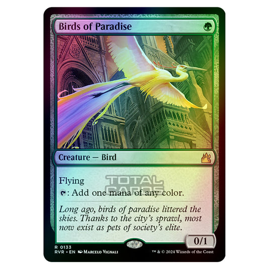 Magic The Gathering - Ravnica Remastered - Birds of Paradise - 0133 (Foil)