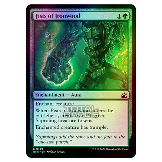 Magic The Gathering - Ravnica Remastered - Fists of Ironwood - 0139 (Foil)