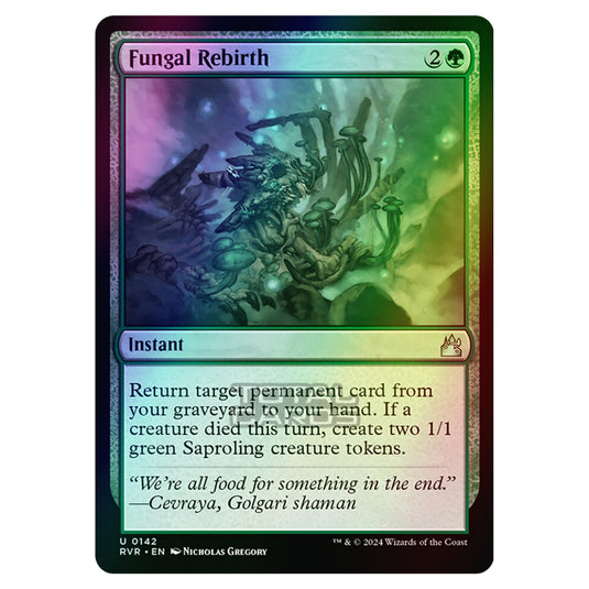 Magic The Gathering - Ravnica Remastered - Fungal Rebirth - 0142 (Foil)