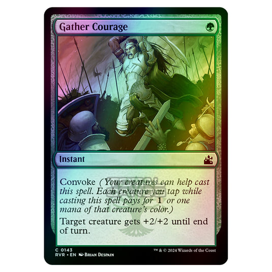 Magic The Gathering - Ravnica Remastered - Gather Courage - 0143 (Foil)