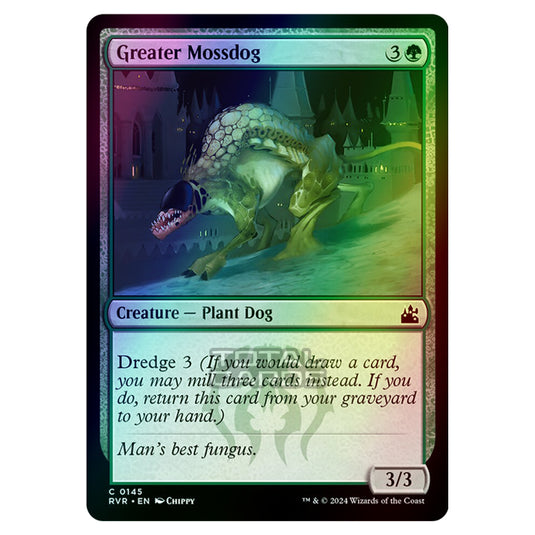 Magic The Gathering - Ravnica Remastered - Greater Mossdog - 0145 (Foil)