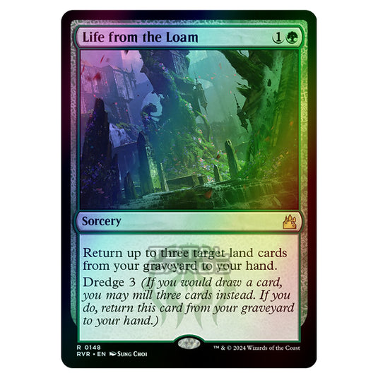 Magic The Gathering - Ravnica Remastered - Life from the Loam - 0148 (Foil)