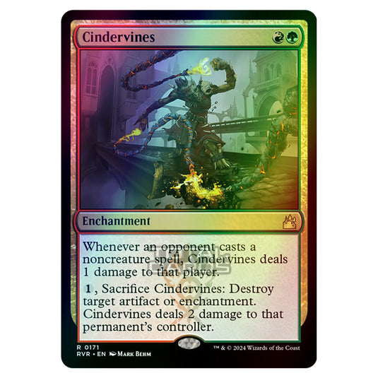 Magic The Gathering - Ravnica Remastered - Cindervines - 0171 (Foil)