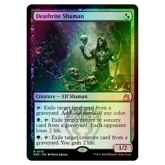 Magic The Gathering - Ravnica Remastered - Deathrite Shaman - 0175 (Foil)