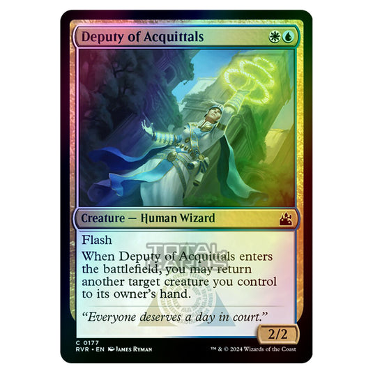 Magic The Gathering - Ravnica Remastered - Deputy of Acquittals - 0177 (Foil)