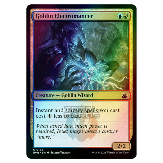 Magic The Gathering - Ravnica Remastered - Goblin Electromancer - 0186 (Foil)