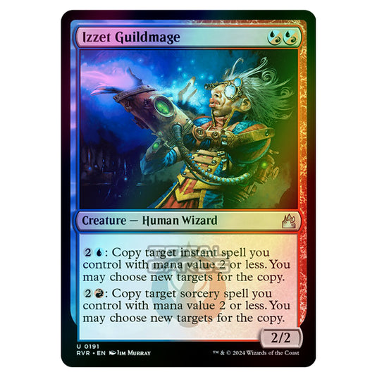 Magic The Gathering - Ravnica Remastered - Izzet Guildmage - 0191 (Foil)