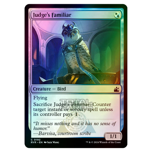 Magic The Gathering - Ravnica Remastered - Judge's Familiar - 0192 (Foil)